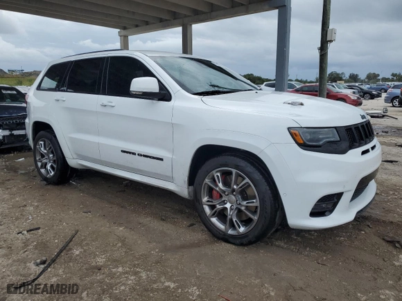 2021 Jeep Grand Cherokee SRT with VIN 1C4RJFDJ6MC548812, listed as a Copart auction lot 83542224 with 46,309 mi miles and Clean Title. Bid and sale history available at carsss.com. Image 4.