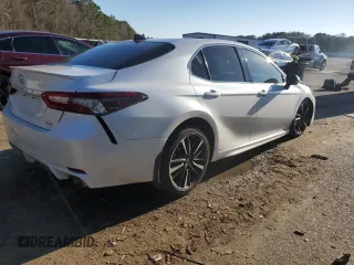2019 Toyota Camry XSE with VIN 4T1B61HK6KU822666, listed as a Copart auction lot 43604715 with 0 mi miles and Salvage Title. Bid and sale history available at carsss.com. Image 3.