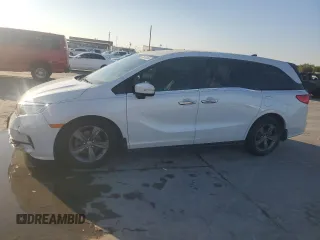 2022 Honda Odyssey EX with VIN 5FNRL6H50NB011204, listed as a Copart auction lot 78883064 with 74,144 mi miles and Salvage Title. Bid and sale history available at DreamBid. Image 1.