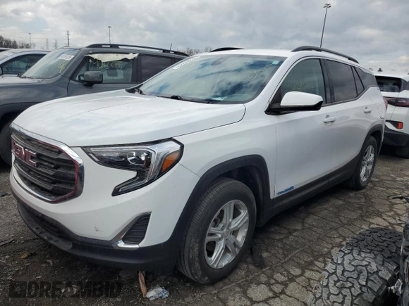 2020 GMC Terrain SLE z VIN 3GKALTEVXLL346442, wystawiony jako Copart lot #52283225 z przebiegiem 73 217 mil mil oraz Szkoda całkowita • Salvage title. Historia ofert i sprzedaży dostępna na DreamBid. Obrazek 1.