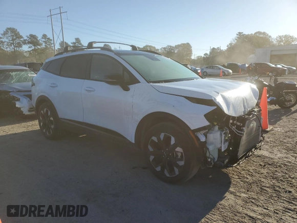 2023 Kia Sportage X-Line with VIN 5XYK6CAF3PG133531, listed as a Copart auction lot 50022355 with 25,975 mi miles and Salvage Title. Bid and sale history available at carsss.com. Image 4.