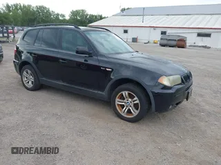 2006 BMW X3 3.0i с VIN WBXPA93496WG90308, выставлен на аукционе IAAI как лот 42816781 с пробегом 163 134 миль миль и . История ставок и продаж доступна на DreamBid. Изображение 1.