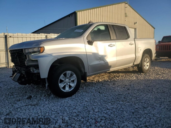 2021 Chevrolet Silverado 1500 LT with VIN 3GCUYDETXMG390420, listed as a Copart auction lot 42578225 with 30,745 mi miles and Non Repairable. Bid and sale history available at carsss.com. Image 1.