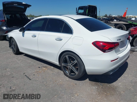 2019 Mercedes-Benz A 220 with VIN WDD3G4EB7KW033545, listed as a IAAI auction lot 41749956 with 63,950 mi miles and . Bid and sale history available at DreamBid. Image 3.