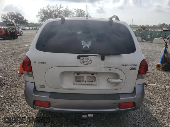 2005 Hyundai Santa Fe GLS with VIN KM8SC13EX5U870637, listed as a Copart auction lot 50283575 with 135,060 mi miles and Salvage Title. Bid and sale history available at carsss.com. Image 6.