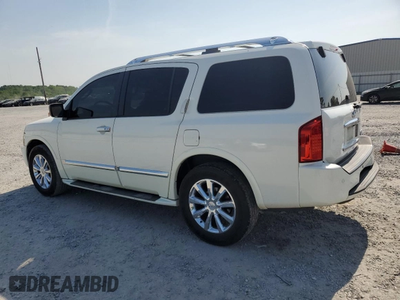 2010 Infiniti QX56 with VIN 5N3ZA0NF3AN904787, listed as a Copart auction lot 55149195 with 227,730 mi miles and Salvage title. Bid and sale history available at DreamBid. Image 2.