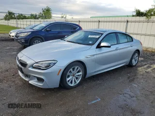 2016 BMW 6 Series 640i with VIN WBA6D0C53GD927810, listed as a Copart auction lot 63524364 with 53,118 mi miles and Salvage Title. Bid and sale history available at carsss.com. Image 1.