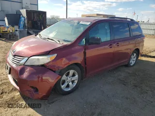 2011 Toyota Sienna LE AAS with VIN 5TDKK3DC7BS011540, listed as a Copart auction lot 48546555 with 198,672 mi miles and Clean Title. Bid and sale history available at carsss.com. Image 1.