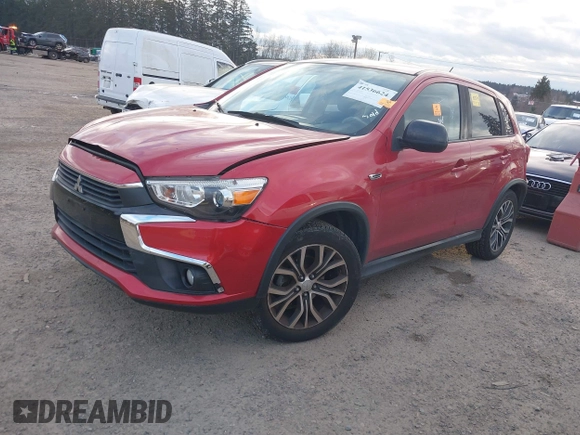 2016 Mitsubishi Outlander ES with VIN JA4AR3AW5GZ051377, listed as a IAAI auction lot 41536624 with 95,962 mi miles and . Bid and sale history available at DreamBid. Image 2.