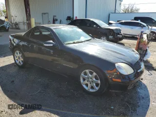2002 Mercedes-Benz SLK-Class 2.3L Kompressor with VIN WDBKK49F92F254662, listed as a Copart auction lot 43461805 with 107,162 mi miles and Non Repairable. Bid and sale history available at carsss.com. Image 4.