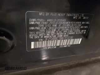 2011 Subaru Forester X with VIN JF2SHBBC7BH783036, listed as a Copart auction lot 49322555 with 176,357 mi miles and Salvage Title. Bid and sale history available at DreamBid. Image 15.