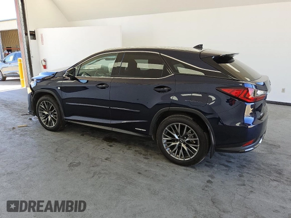 2022 Lexus RX with VIN 2T2YGMDA5NC087783, listed as a Copart auction lot 71532024 with 27,628 mi miles and Salvage Title. Bid and sale history available at carsss.com. Image 2.