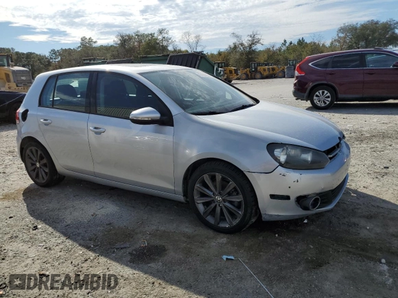 2014 Volkswagen Golf TDI w/Sunroof & Nav with VIN WVWDM7AJ6EW002233, listed as a Copart auction lot 43120925 with 120,140 mi miles and Clean title. Bid and sale history available at DreamBid. Image 4.