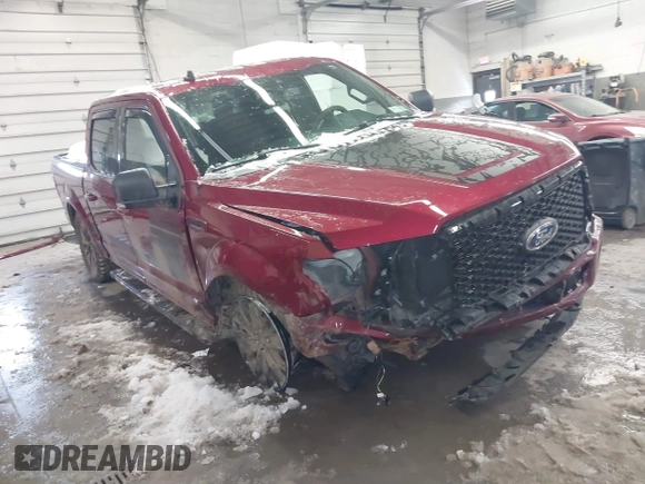 2019 Ford F-150 XL with VIN 1FTEW1EP4KFC74737, listed as a IAAI auction lot 41372054 with 76,916 mi miles and . Bid and sale history available at DreamBid. Image 1.