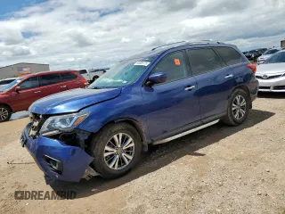 2019 Nissan Pathfinder SL with VIN 5N1DR2MN7KC641751, listed as a Copart auction lot 55828175 with 109,734 mi miles and Salvage title. Bid and sale history available at DreamBid. Image 1.