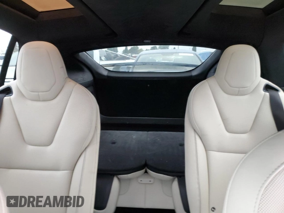 2023 Tesla Model X Plaid with VIN 7SAXCBE62PF405922, listed as a Copart auction lot 53826915 with 1,358 mi miles and Salvage Title. Bid and sale history available at DreamBid. Image 10.