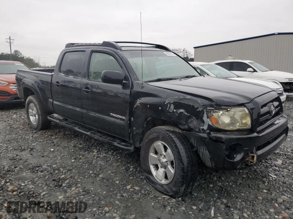2005 Toyota Tacoma PreRunner with VIN 5TEKU72N45Z021374, listed as a Copart auction lot 45632775 with 183,310 mi miles and Salvage Title. Bid and sale history available at carsss.com. Image 4.