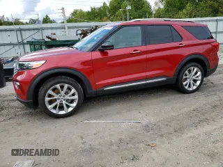 2023 Ford Explorer Platinum with VIN 1FM5K8HC1PGB15491, listed as a Copart auction lot 73356724 with 3,374 mi miles and Salvage title. Bid and sale history available at DreamBid. Image 1.