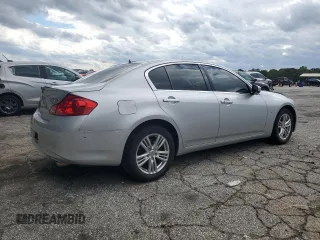 2015 Infiniti Q40 with VIN JN1CV6AR0FM523487, listed as a Copart auction lot 73708424 with 97,537 mi miles and Salvage Title. Bid and sale history available at carsss.com. Image 3.