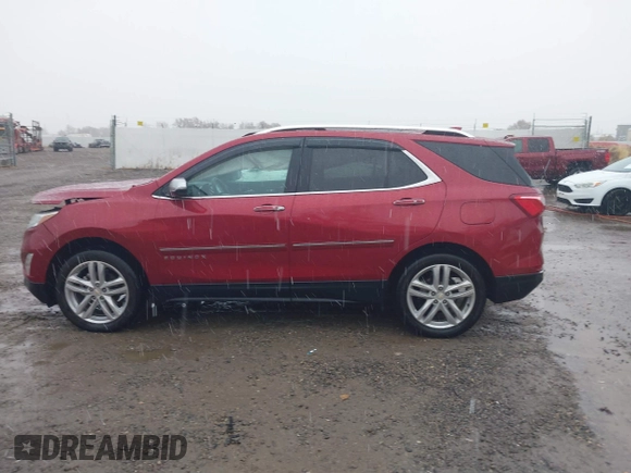 2018 Chevrolet Equinox Premier with VIN 2GNAXVEVXJ6115268, listed as a IAAI auction lot 40881577 with 61,910 mi miles and . Bid and sale history available at DreamBid. Image 15.