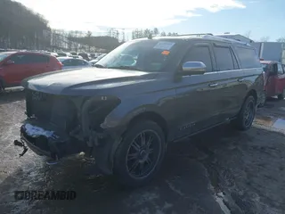 2018 Ford Expedition Max Platinum with VIN 1FMJK1MTXJEA38800, listed as a IAAI auction lot 41144759 with 127,571 mi miles and . Bid and sale history available at DreamBid. Image 2.