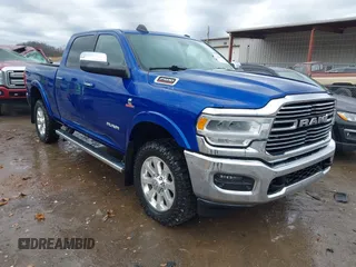 2019 Ram 2500 Laramie with VIN 3C6UR5FL1KG640911, listed as a IAAI auction lot 41668058 with 35,520 mi miles. Bid and sale history available at carsss.com. Image 1.