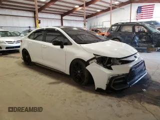 2021 Toyota Corolla SE with VIN 5YFM4MCE6MP076791, listed as a Copart auction lot 52024225 with 24,895 mi miles and Salvage Title. Bid and sale history available at carsss.com. Image 4.