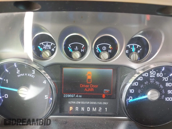 2011 Ford F-250 XL with VIN 1FT7W2BT4BEC68202, listed as a IAAI auction lot 42361768 with 223,597 mi miles and . Bid and sale history available at DreamBid. Image 7.