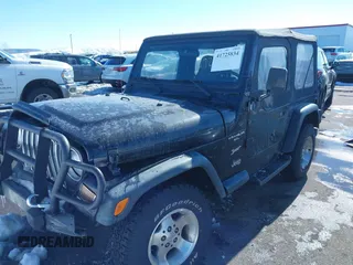1999 Jeep Wrangler Sport with VIN 1J4FY19SXXP456810, listed as a IAAI auction lot 41725834 with 93,151 mi miles. Bid and sale history available at carsss.com. Image 17.