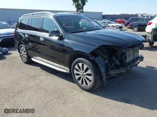 2018 Mercedes-Benz GLS with VIN 4JGDF6EE2JB135683, listed as a IAAI auction lot 41960302 with 139,778 mi miles. Bid and sale history available at carsss.com. Image 1.
