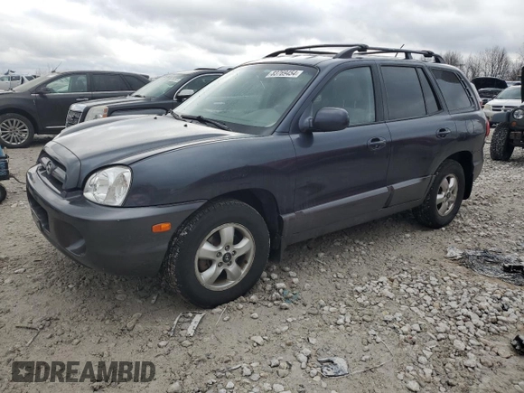 2006 Hyundai Santa Fe GLS with VIN KM8SC73D06U105092, listed as a Copart auction lot 83769454 with 141,486 mi miles and Clean Title. Bid and sale history available at carsss.com. Image 1.