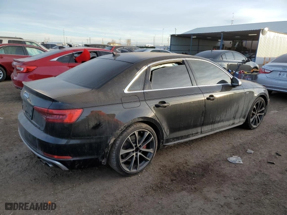2018 Audi S4 Premium Plus with VIN WAUB4AF43JA002153, listed as a Copart auction lot 69990442 with 50,209 mi miles. Bid and sale history available at carsss.com. Image 3.