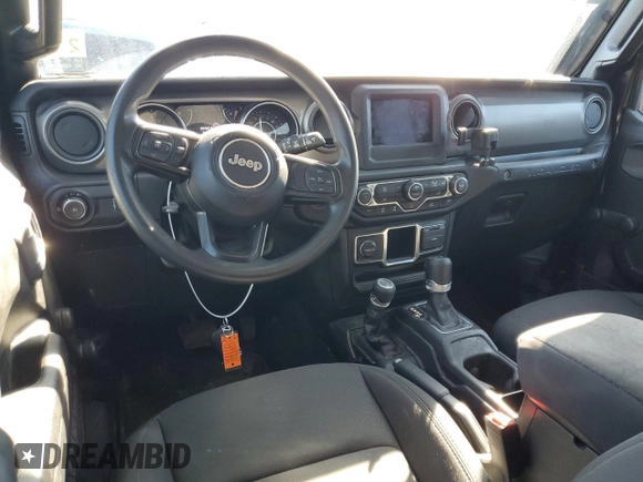 2023 Jeep Wrangler Willys with VIN 1C4HJXDN8PW531498, listed as a Copart auction lot 49875335 with 37,194 mi miles and Salvage Title. Bid and sale history available at DreamBid. Image 8.