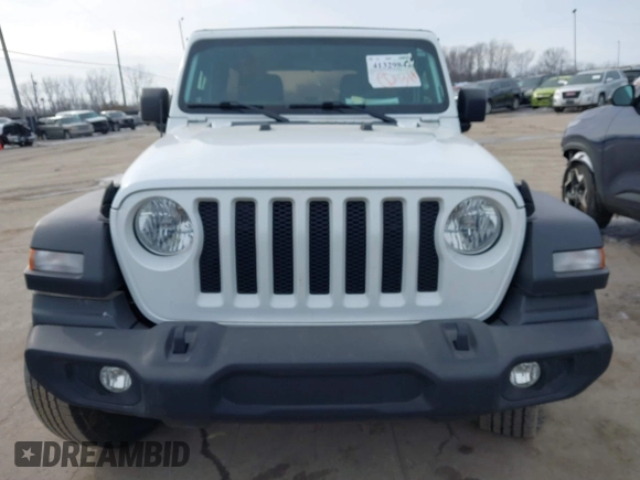2022 Jeep Wrangler Unlimited Sport with VIN 1C4HJXDG9NW195083, listed as a IAAI auction lot 41515229 with 44,445 mi miles and . Bid and sale history available at DreamBid. Image 12.