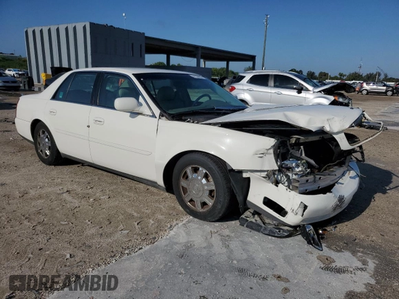 2004 Cadillac DeVille z VIN 1G6KD57Y14U149606, wystawiony jako Copart lot #51230955 z przebiegiem Nie podano mil oraz Szkoda całkowita • Salvage title. Historia ofert i sprzedaży dostępna na DreamBid. Obrazek 4.