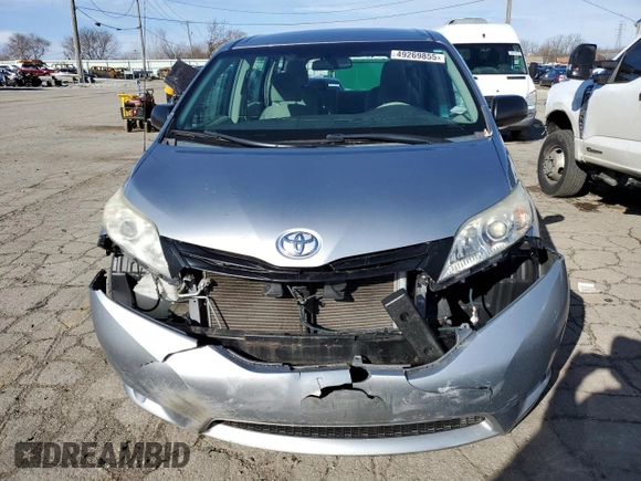 2013 Toyota Sienna L with VIN 5TDZK3DCXDS376215, listed as a Copart auction lot 49269855 with 215,558 mi miles and Clean Title. Bid and sale history available at carsss.com. Image 5.