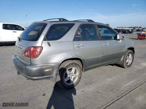 1999 Lexus RX 300 Luxury SUV with VIN JT6HF10U9X0044395, listed as a Copart auction lot 74926904 with 295,289 mi miles and Salvage Title. Bid and sale history available at carsss.com. Image 3.
