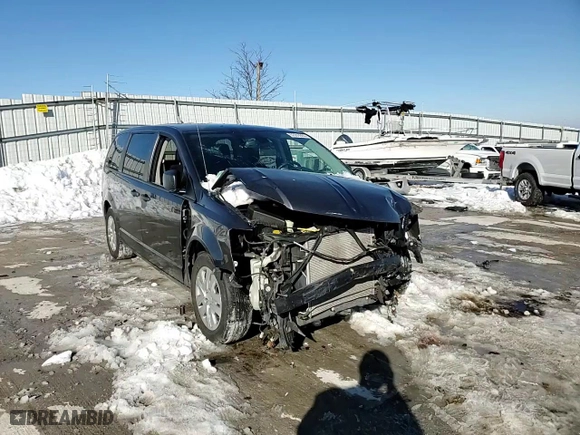 2019 Dodge Grand Caravan SE with VIN 2C4RDGBGXKR799020, listed as a Copart auction lot 88506065 with NaN miles and Salvage Title. Bid and sale history available at carsss.com. Image 12.