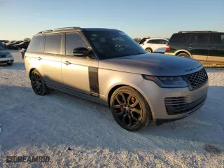 2020 Land Rover Range Rover with VIN SALGS5SEXLA569475, listed as a Copart auction lot 82700814 with 73,738 mi miles and Salvage Title. Bid and sale history available at carsss.com. Image 4.