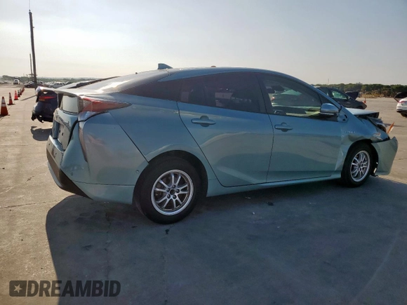 2018 Toyota Prius Two with VIN JTDKBRFU8J3058715, listed as a Copart auction lot 53636015 with 76,808 mi miles and Salvage Title. Bid and sale history available at DreamBid. Image 3.