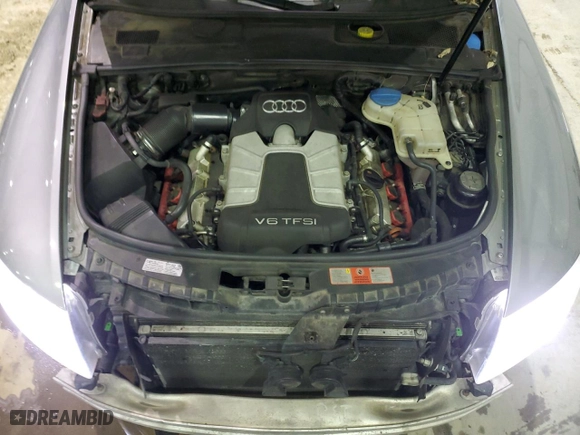 2010 Audi A6 3.0T Premium Plus with VIN WAUFGAFBXAN030256, listed as a Copart auction lot 87969955 with 200,355 mi miles and Salvage Title. Bid and sale history available at carsss.com. Image 11.