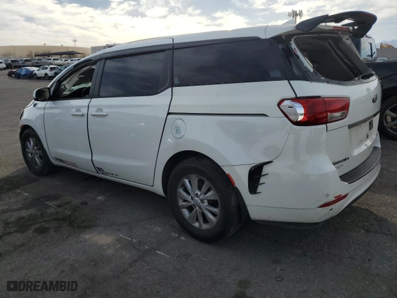 2015 Kia Sedona L with VIN KNDMA5C13F6022144, listed as a Copart auction lot 47107015 with 247,265 mi miles and Salvage Title. Bid and sale history available at carsss.com. Image 2.