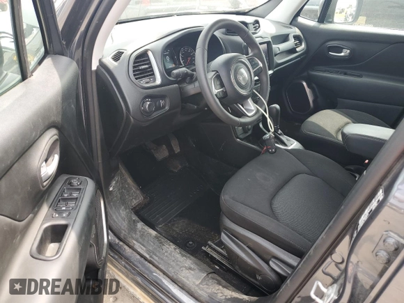 2023 Jeep Renegade Latitude with VIN ZACNJDB11PPP56048, listed as a Copart auction lot 59201435 with 17,974 mi miles and Salvage title. Bid and sale history available at DreamBid. Image 8.