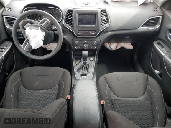 2021 Jeep Cherokee Latitude with VIN 1C4PJLCB4MD155837, listed as a Copart auction lot 54418245 with 54,232 mi miles and Salvage title. Bid and sale history available at DreamBid. Image 8.