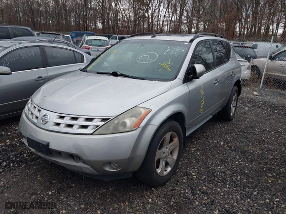 2003 Nissan Murano SL with VIN JN8AZ08W93W231004, listed as a IAAI auction lot 40941547 with 999,999 mi miles. Bid and sale history available at carsss.com. Image 2.