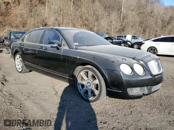 2006 Bentley Flying Spur with VIN SCBBR53W56C034621, listed as a Copart auction lot 42870645 with 84,023 mi miles and Salvage Title. Bid and sale history available at DreamBid. Image 4.