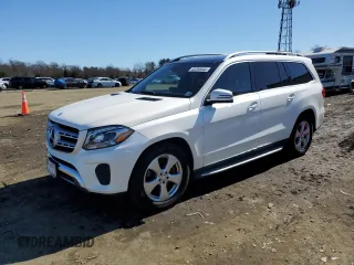 2017 Mercedes-Benz GLS 450 with VIN 4JGDF6EE6HA820771, listed as a Copart auction lot 45263644 with 81,927 mi miles and . Bid and sale history available at DreamBid. Image 1.