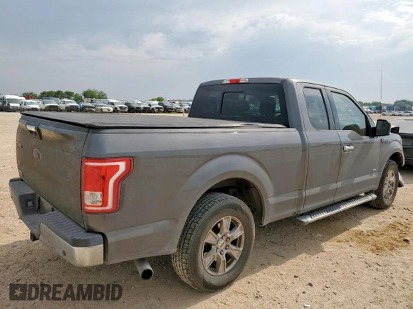 2016 Ford F-150 XL with VIN 1FTEX1CP9GKF95932, listed as a Copart auction lot 57116895 with 84,978 mi miles and Salvage title. Bid and sale history available at DreamBid. Image 3.