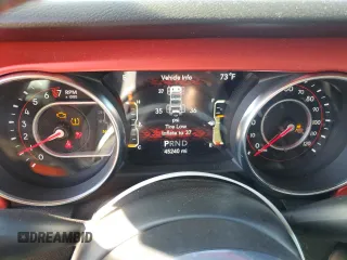 2021 Jeep Wrangler Unlimited Rubicon с VIN 1C4JJXFG4MW838808, выставлен на аукционе Copart как лот 57684355 с пробегом 45 240 миль миль и Списание • Salvage title. История ставок и продаж доступна на DreamBid. Изображение 9.