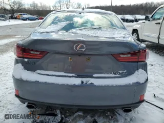 2014 Lexus IS 250 with VIN JTHCF1D22E5007375, listed as a Copart auction lot 45572515 with 16,865 mi miles and Salvage Title. Bid and sale history available at carsss.com. Image 6.